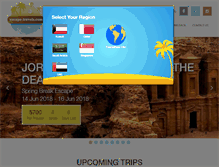 Tablet Screenshot of escape-travels.com